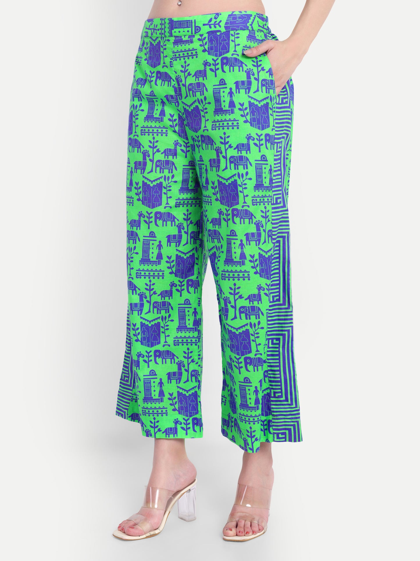 Coord Set-blue green