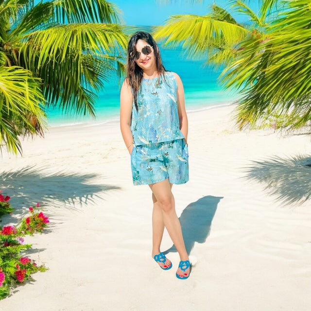 Cotton Shorts Set