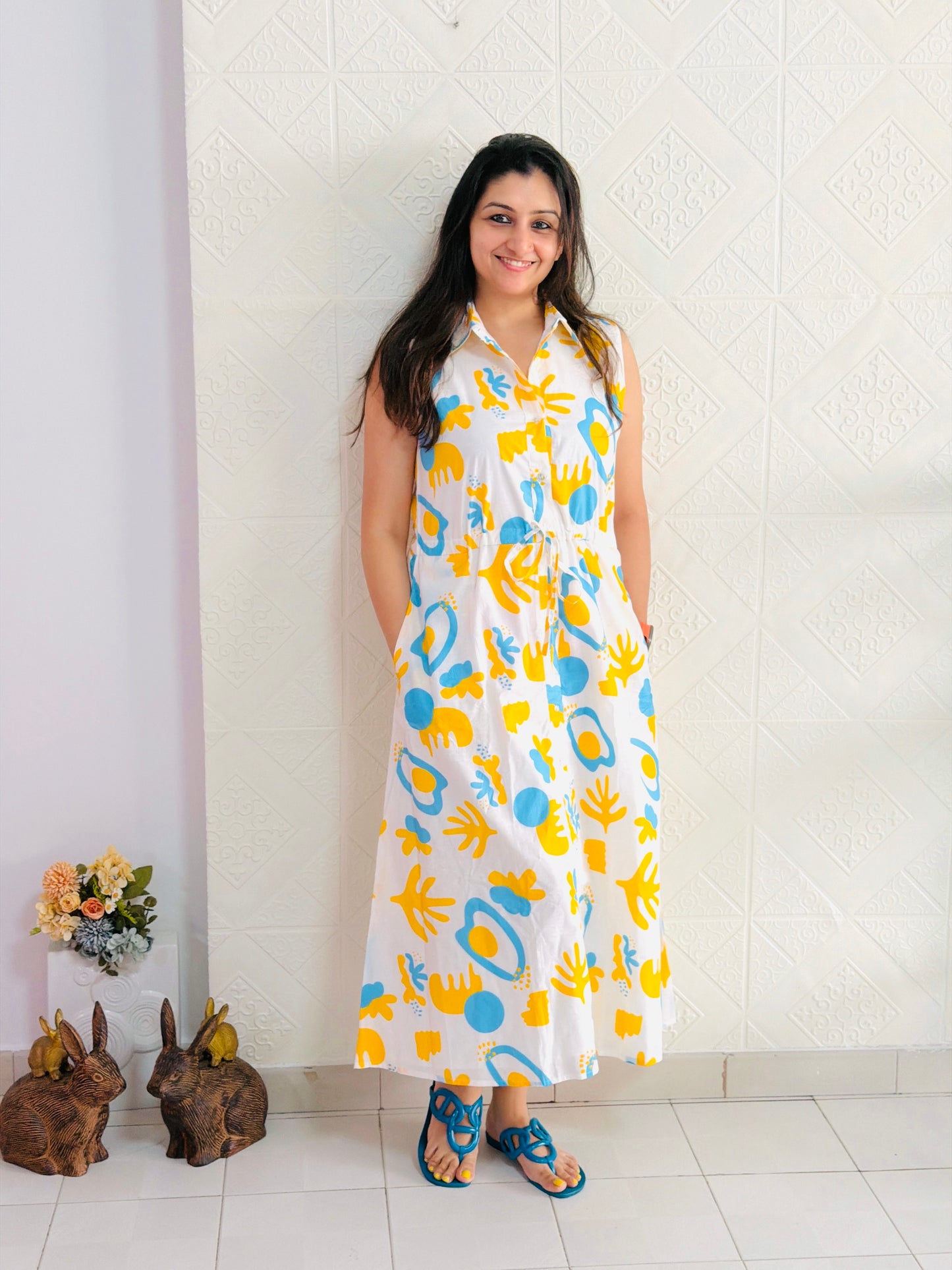 White Cotton Dress