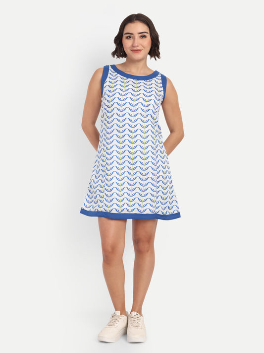 Blue Linen dress
