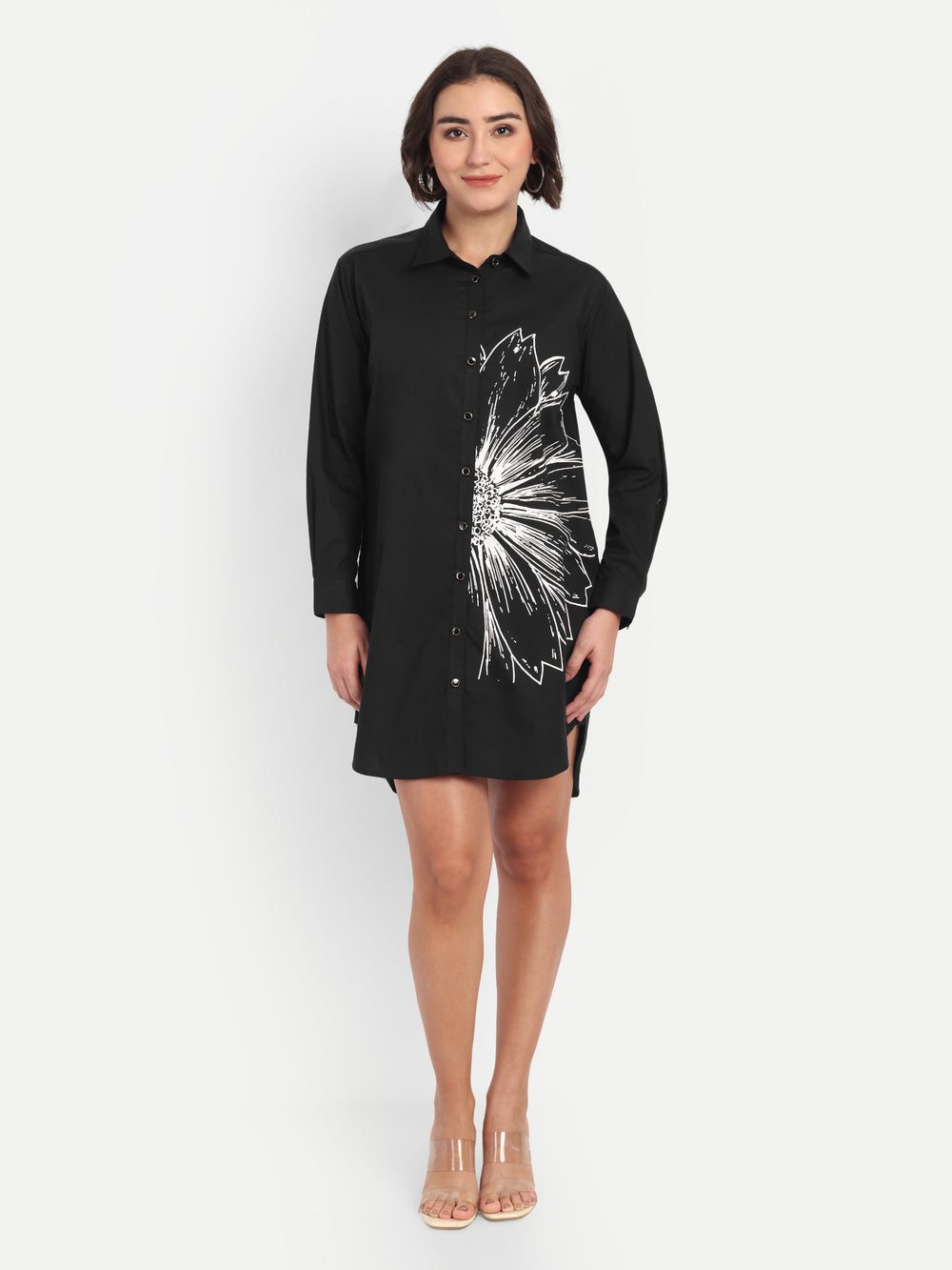 Black Shirt Dress