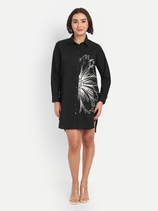 Black Shirt Dress