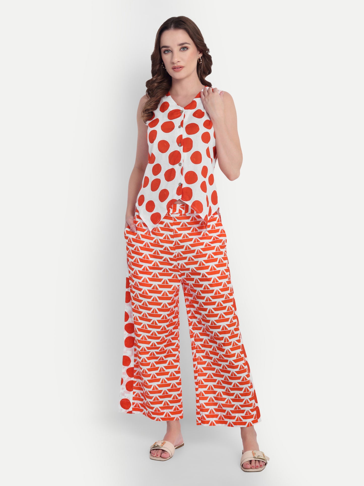 Coord Set-Orange
