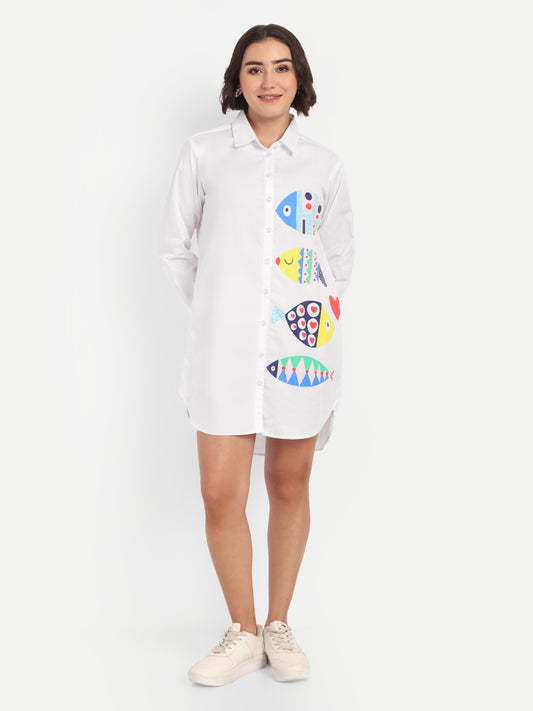 White Shirt Dress