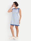 Blue Linen dress