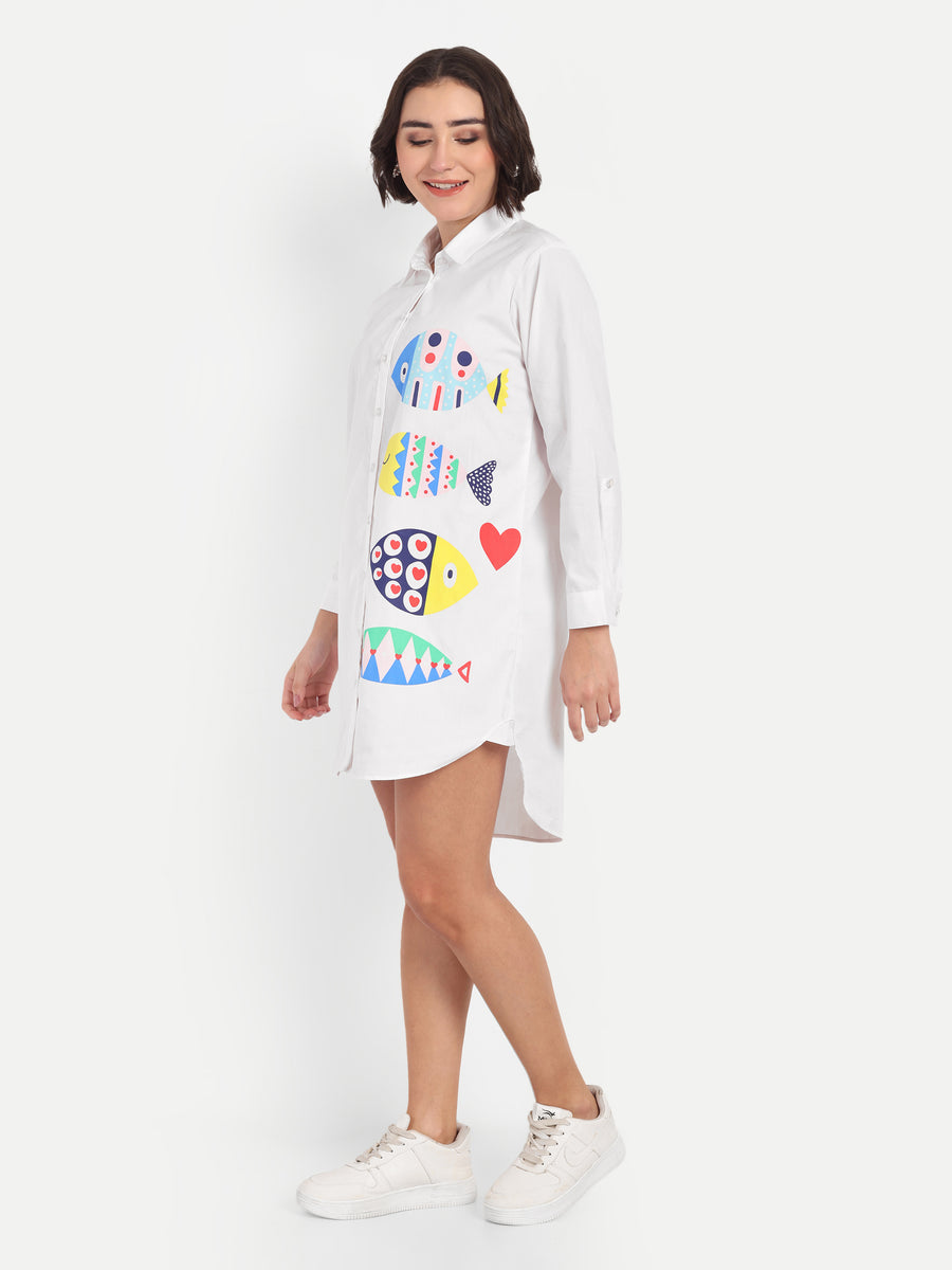 White Shirt Dress