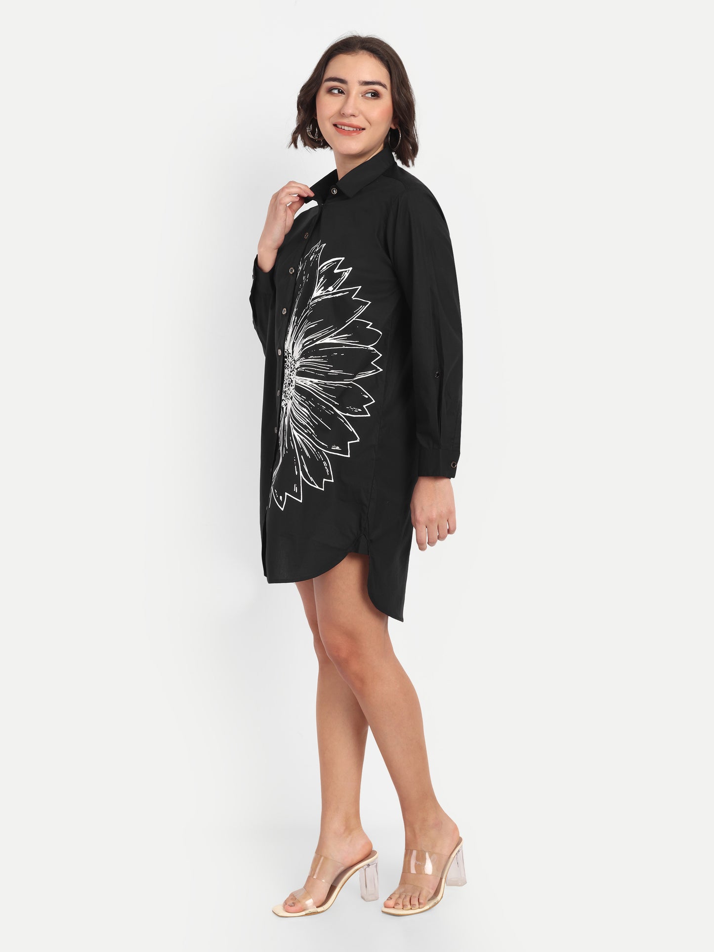 Black Shirt Dress