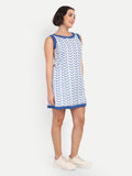 Blue Linen dress