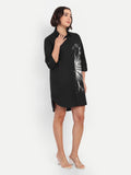 Black Shirt Dress