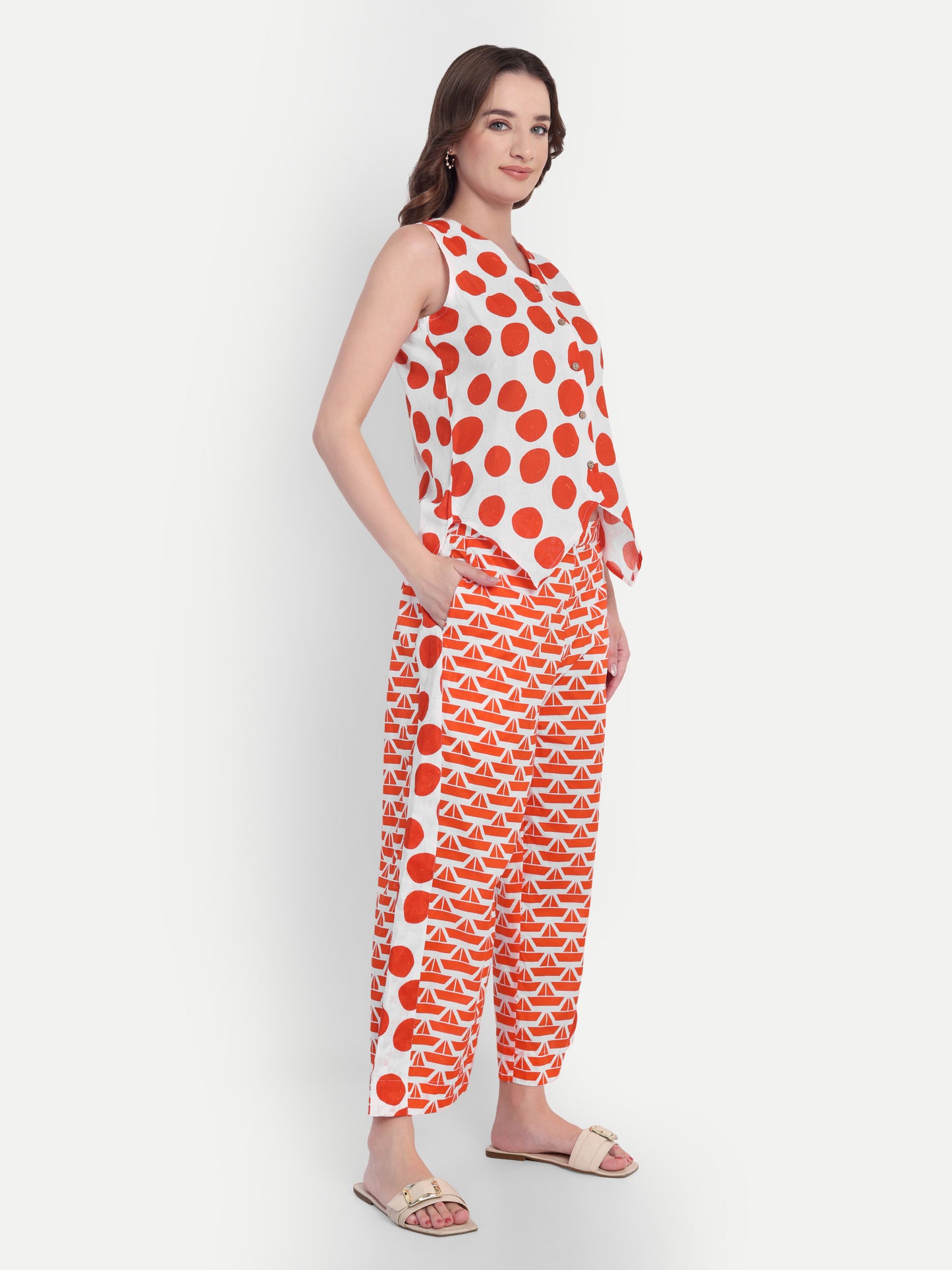 Coord Set-Orange