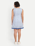 Blue Linen dress