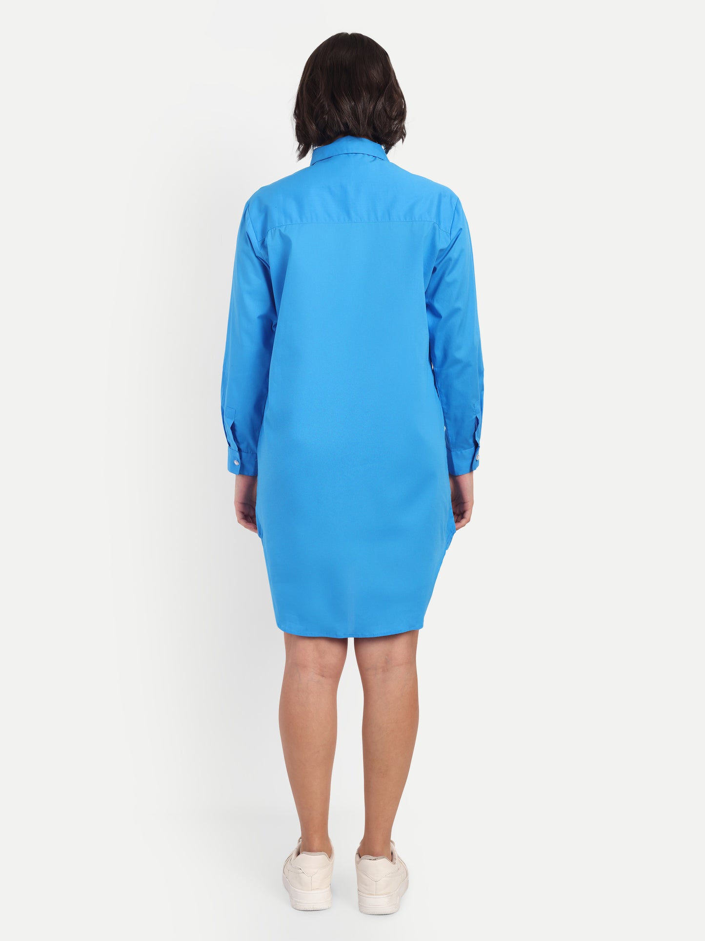 Blue Shirt Dress