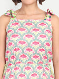 Twirl Tailed-Lotus Garden Maxi Dress