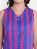 Coord Set-Pink Blue