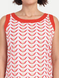 Red Linen Dress