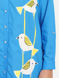 Blue Shirt Dress
