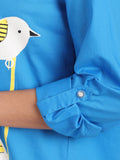 Blue Shirt Dress